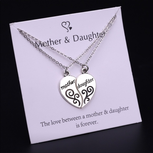 NEW. Two necklaces mother daughter silver❤️ - Picture 4 of 4